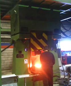 31.5KJ CNC forging hammer line export to Turkey